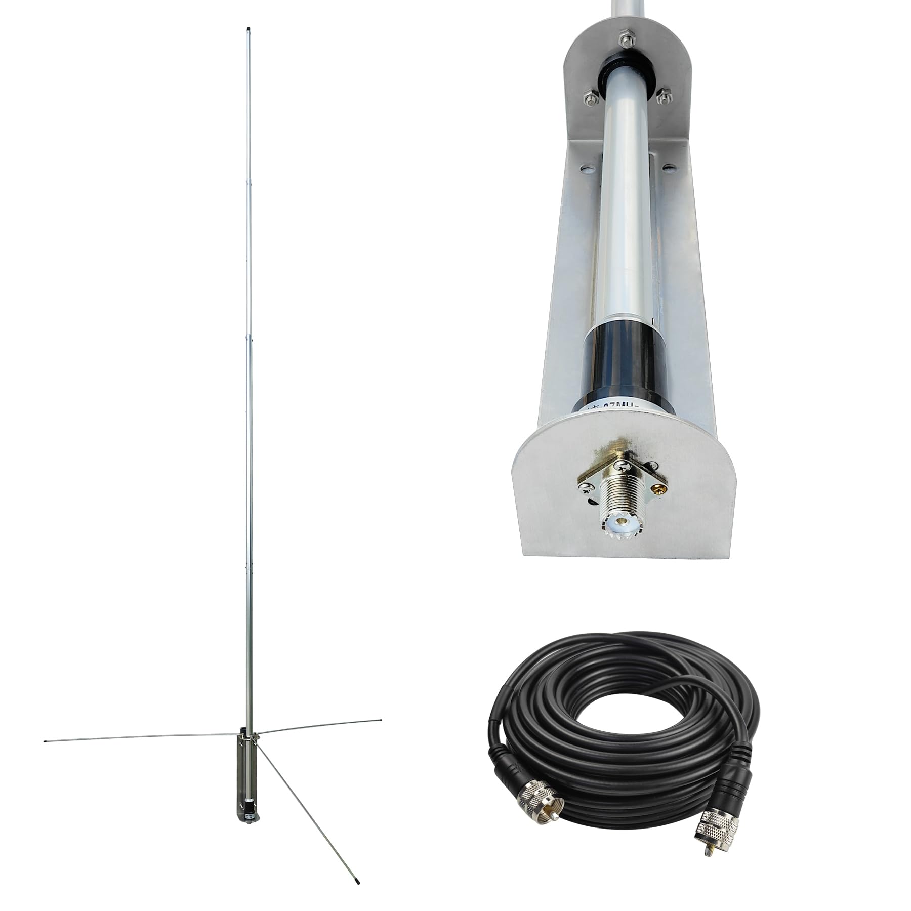 cbアンテナ Amazon.com: 27Mhz ​​CB Radio Base Station Antenna 18.5ft with 49ft